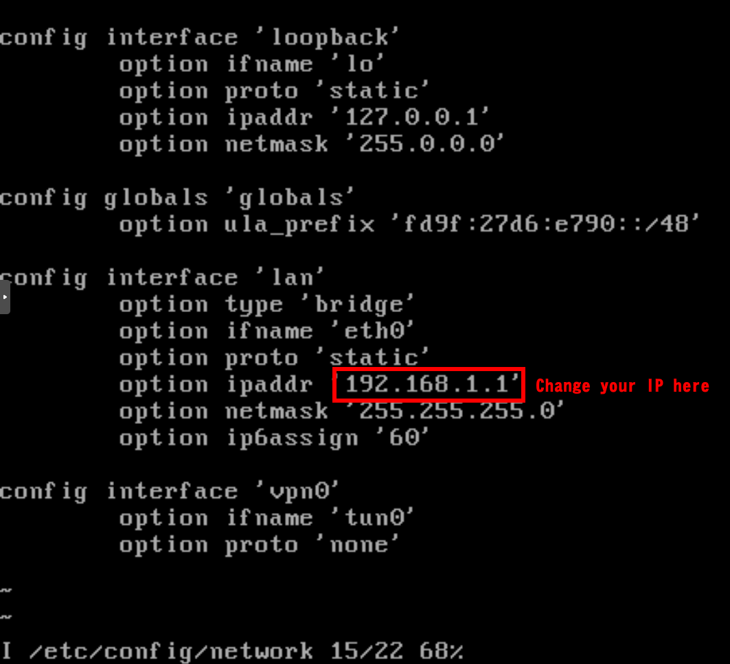 How to Edit OpenWRT LAN IP address JW Tech Tips